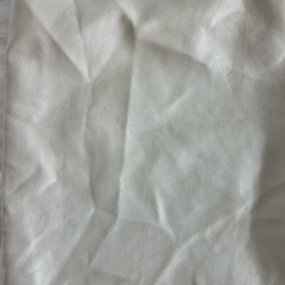 Bagatelle‎ Faux Leather Cream Pull On Paper Bag Pants Size Small - Picture 10 of 10